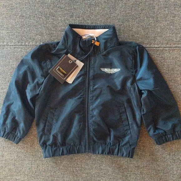 NWT Aston Martin K-WAY Faceazard Baby Coat / Wind Breaker - Picture 2 of 16
